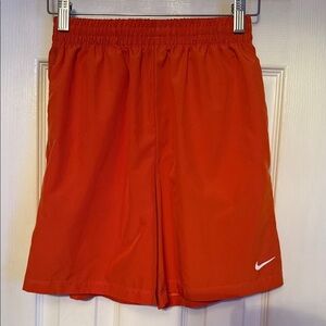 Nike Kids Bright Orange Swim Trunks  #424